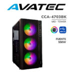 CASE GAMING AVATEC CCA-4703BK 550W