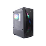 CASE GAMER HALION MAVERICK CR12 500W LED VIDRIO TEMPLADO