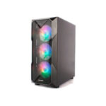 CASE GAMER HALION STUKA CR11 500W LED VIDRIO TEMPLADO