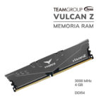 MEMORIA RAM TEAMGROUP T_FORCE VULCAN Z 4GB DDR4 3000MHZ TLZGD44G3000HC16C01