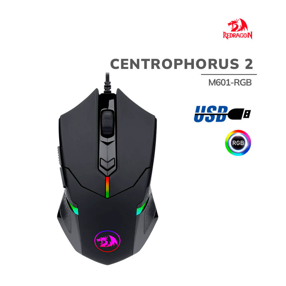 mouse-gamer-redragon-centrophorus-2-m601-rgb-led-rgb-usb-7200-dpi-black-pc-speed MOUSE GAMER REDRAGON CENTROPHORUS 2 ( M601-RGB ) LED RGB | USB | 7200 DPI | BLACK