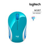 MOUSE LOGITECH M187 ( 910-005363 ) WIRESLESS | BLUE/WHITE