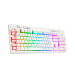 TECLADO REDRAGON SHIVA WHITE ( K512W-RGB ) GAMING | 6 BOTONES MACRO | LED-RGB