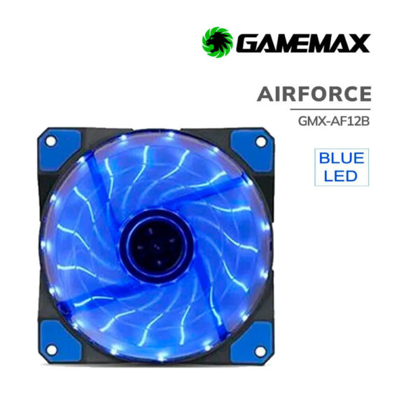 COOLER PARA CASE GAMEMAX AIRFORCE (GMX-AF12B) 120MM | LED AZUL