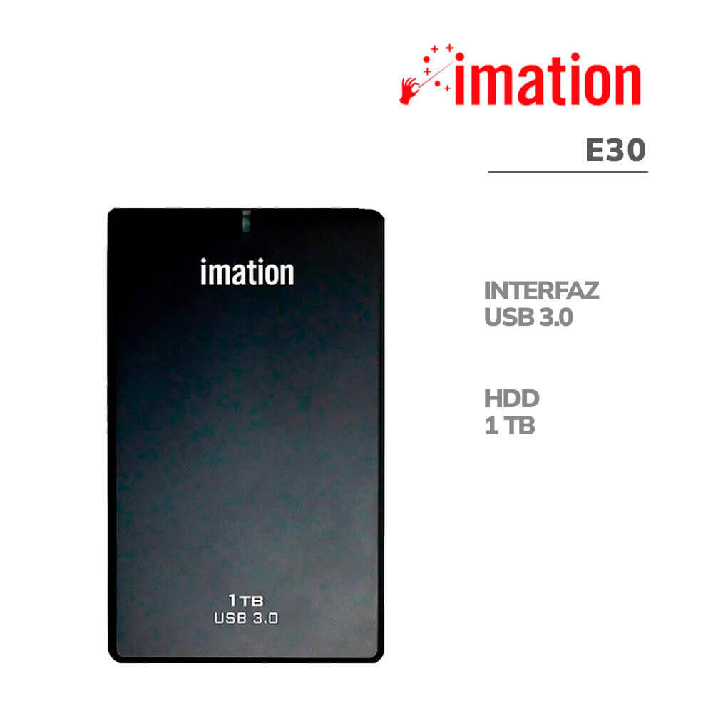 DISCO DURO EXTERNO IMATION E30 HDD PORTABLE 1TB