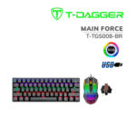 KIT T-DAGGER MAIN FORCE TGK321 - TGM310 ( T-TGS008-BR ) LED RGB | BLACK | INGLES