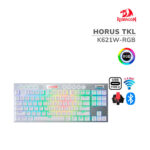 TECLADO GAMER REDRAGON HORUS TKL ( K621W-RGB ) LED-RGB | USB TYPE-C | WIRELESS | SWITCH RED | WHITE
