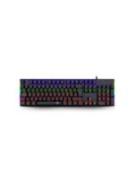 TECLADO GAMER T-DAGGER NAXOS (T-TGK310-BL-SP) BLACK | SWITCH BLUE | LED-RAINBOW - Imagen 4
