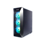 CASE GAMER HALION STEEL | VIDRIO TEMPLADO | FAN RGB| SIN FUENTE