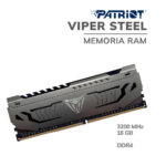 MEMORIA RAM PATRIOT VIPER STEEL 16GB DDR4 3200MHZ