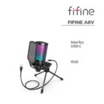 microfono-gaming-fifine-a6v-black