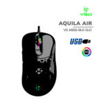 MOUSE VSG AQUILA AIR BLACK BRILLANTE ( VG-M550-BLK-GLO ) GAMING | 16K DPI | SENSOR PMW3389 | LED-RGB