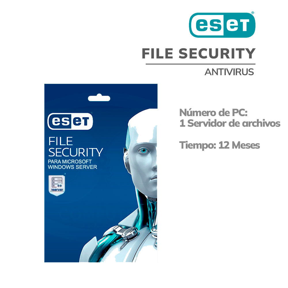 Antivirus Eset File Security 1 Server Seguridad Completa