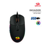 MOUSE GAMER REDRAGON INVADER ( M719-RGB ) LED RGB | USB | 10000 DPI | BLACK