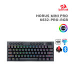 TECLADO GAMER REDRAGON HORUS MINI PRO ( K632-PRO-RGB ) SWITCH RED | WIRELESS - BT | LED-RGB