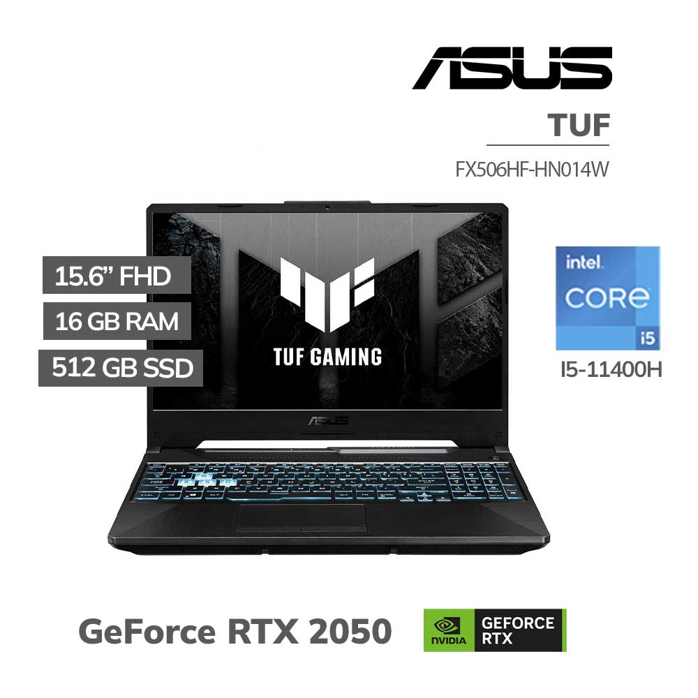 Laptop Asus Fx506Hf-Hn014W I5-11400H 8Gb 512Gb Ssd T. Video Rtx 2050