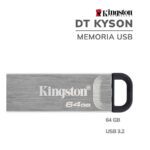 MEMORIA USB KINGSTON DT KYSON 64GB METALIZADO (DTKN/64GB)