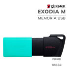 MEMORIA USB KINGSTON EXODIA M 256GB GREEN (DTXM/256GB)