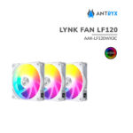 KIT ANTRYX LYNK FAN LF120 ARGB WHITE MODULAR 3 EN 1+ CONTROLADOR (AAK-LF120WX3C)