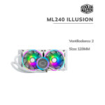 Sistema de Enfriamiento Liquido 240 CoolerMaster ML240 Illusion