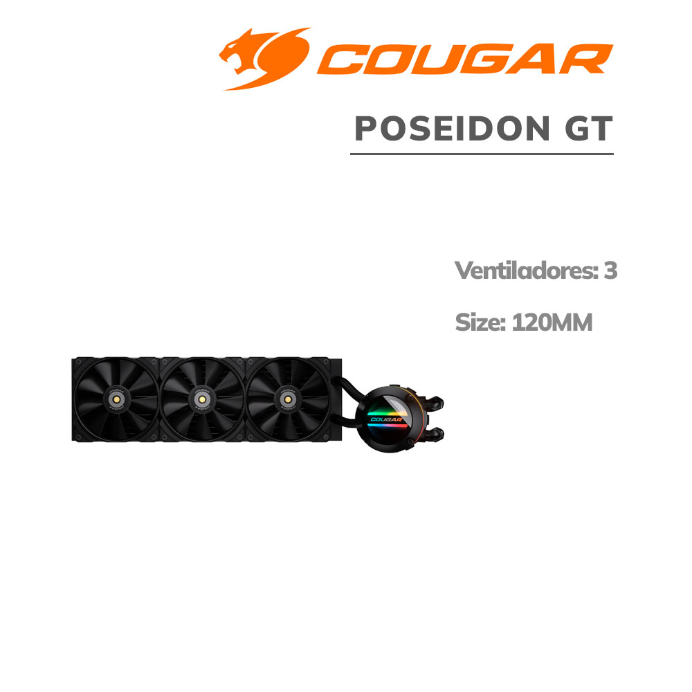 Sistema de Enfriamiento Liquido 360 Cougar Poseidon GT 360 ARGB