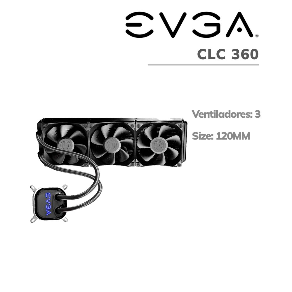 Sistema de Enfriamiento Liquido 360 Evga CLC 360 RGB