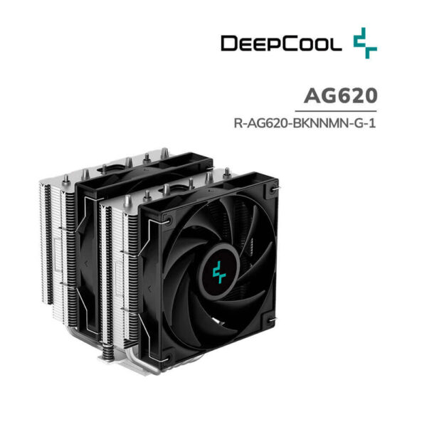 COOLER PARA PROCESADOR DEEPCOOL GAMMAXX AG620 DUAL-TOWER (R-AG620-BKNNMN-G-1)