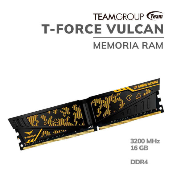 MEMORIA RAM TEAMGROUP 16GB/3200MHZ ( TLTYD416G3200HC16F01 ) TUF GAMING ALLIANCE