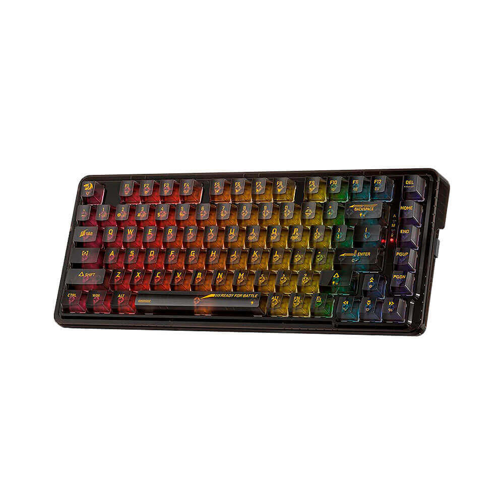 TECLADO GAMER REDRAGON ELF PRO ( K649CTB-RGB-PRO ) SWITCH CRYSTAL | WIRELESS - BT - USB | LED-RGB