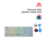 TECLADO GAMER REDRAGON POLLUX PRO ( K628CT-RGB-PRO ) SWITCH RED | WIRELESS - BT - USB | LED-RGB