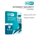 ANTIVIRUS ESET NOD32 INTERNET SECURITY 1 LICENCIA 3 EQUIPOS (S11020201)
