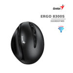 Mouse Genius Ergonomico Wireless Ergo 8300s Vertical Black