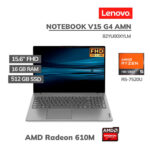 LAPTOP LENOVO V15 G4 AMN RYZEN 5-7520U 16GB DDR5 512GB SSD 15.6’’ FHD FREEDOS ( 82YU00XYLM )