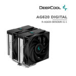 COOLER PARA PROCESADOR DEEPCOOL AG620 DIGITAL BLACK (R-AG620-BKNDMN-G-1)