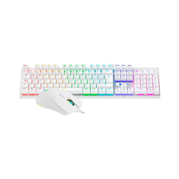 KIT TECLADO + MOUSE ANTRYX GC-3100 WHITE ( AGC-3100WRE-SP ) GAMING | SWITCH RED