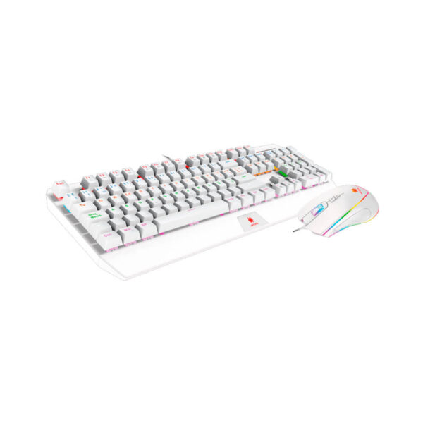 KIT TECLADO + MOUSE ANTRYX GC-5100 WHITE ( AGC-5100WRE-SP ) GAMING | SWITCH RED