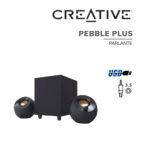 Parlante Creative Pebble Plus 2.1 USB Black (51MF0480AA000)