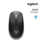 MOUSE LOGITECH M190 (910-005902) WIRELESS FULL-SIZE CHARCOAL
