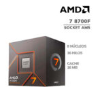 'PROCESADOR AMD RYZEN 7 8700F 4.1GHZ - 16MB ( 100-100001590BOX ) AM5