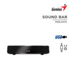 PARLANTE GENIUS SOUND BAR 100 MINI USB BLACK (31730024400)