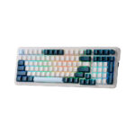 TECLADO GAMER REDRAGON EISA K686WB-RGB-PRO WIRELESS INGLES WHITE/BLUE