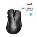 MOUSE GENIUS ERGO 8100S AI COPILOT WIRELESS 6-BOT SILENT ERGONOMICO SILVER/GRAY (31030040404)