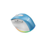 MOUSE GENIUS ERGO 9000S PRO DUAL RECARGABLE WIRELESS/BT 6-BOT SILENT RGB LIGHT BLUE (31030039401)