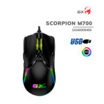 MOUSE GENIUS GX SCORPION M700 7200 DPI 6-BOT PROGRAMABLES + MEMORIA INTEGRADA RGB BLACK (31040009400)