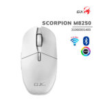 MOUSE GENIUS GX SCORPION M8250 AI COPILOT RECARGABLE WIRELESS/BT 3200 DPI 6-BOT RGB WHITE (31060001400)