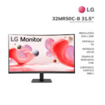 MONITOR LG 31.5 (32MR50C-B) CURVO FHD 100HZ HDMI - VGA