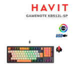 TECLADO GAMER HAVIT GAMENOTE KB512L-SP MECANICO LED RGB 94 TECLAS