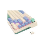TECLADO GAMER REDRAGON UCALPRO-RGB WIRELESS INGLES K673CPG PASTEL