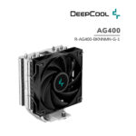 Cooler para Procesador DeepCool AG400 (R-AG400-BKNNMN-G-1) LGA 1700 - AM5