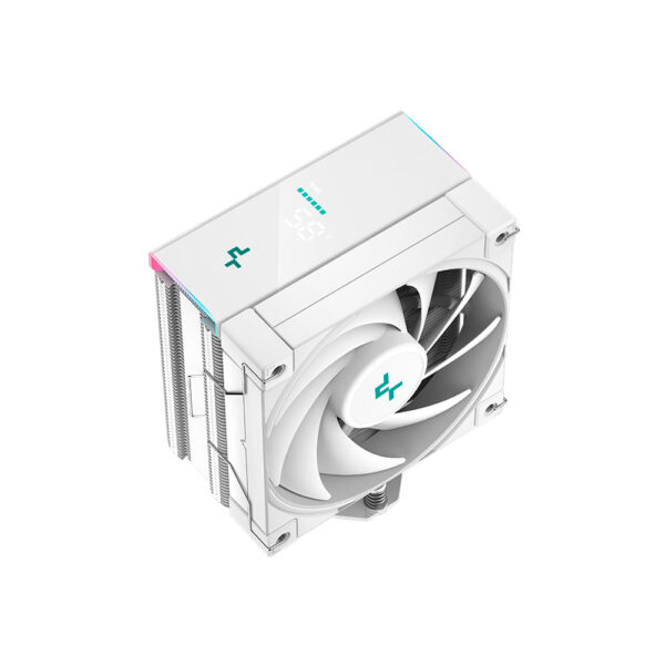 COOLER PARA PROCESADOR DEEPCOOL AK400 WHITE DIGITAL ( R-AK400-WHADMN-G ) LED ARGB